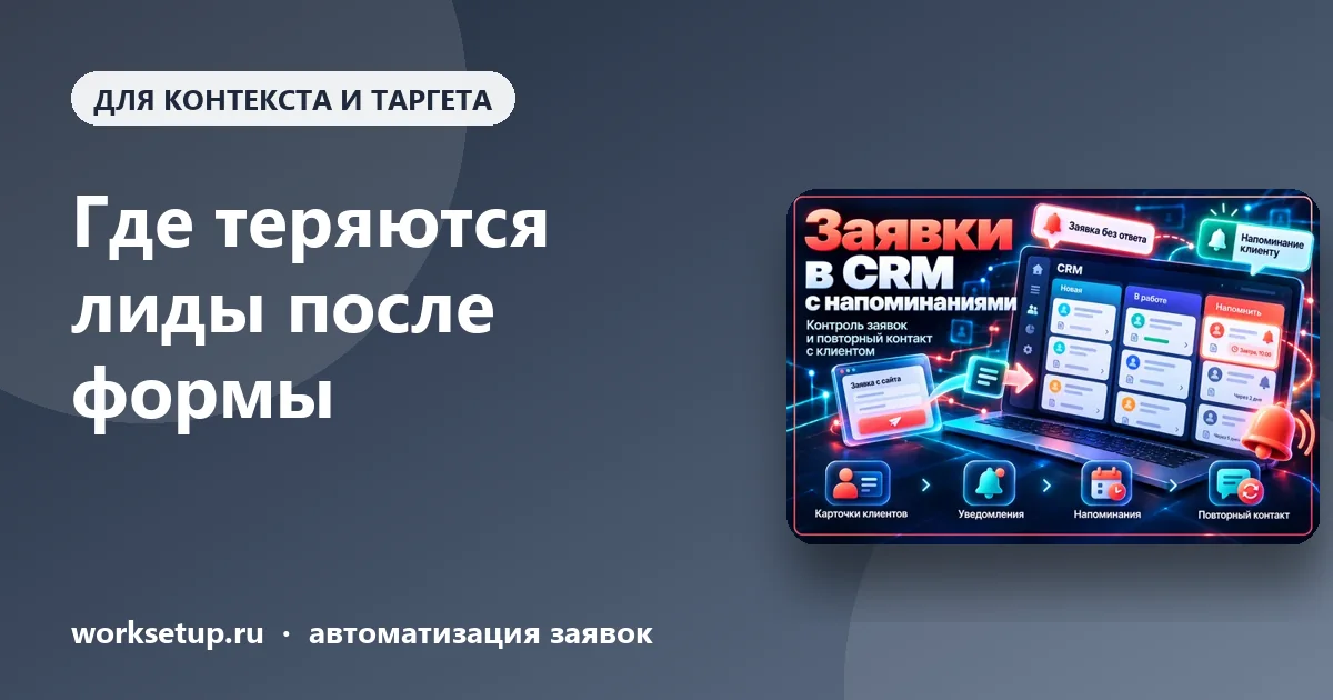 Где теряются лиды после формы: чек-лист для агентства