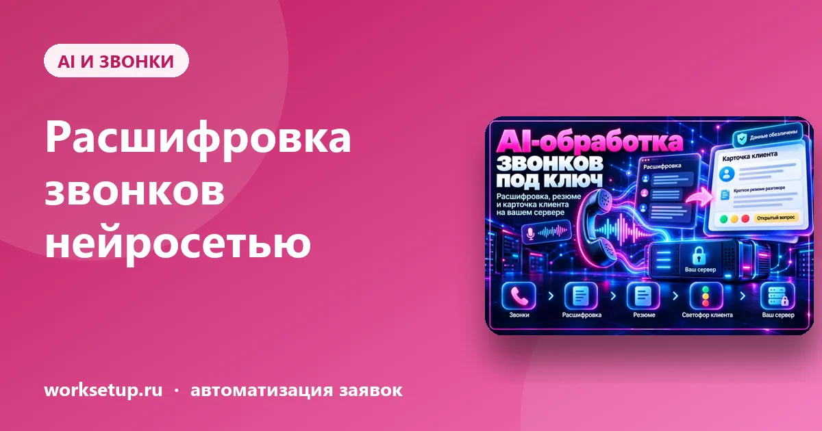 Расшифровка звонков нейросетью: как руководителю знать суть разговоров, не слушая записи