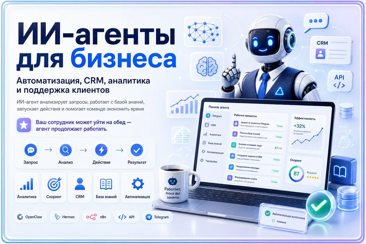 Обложка решения: AI-агент для бизнеса