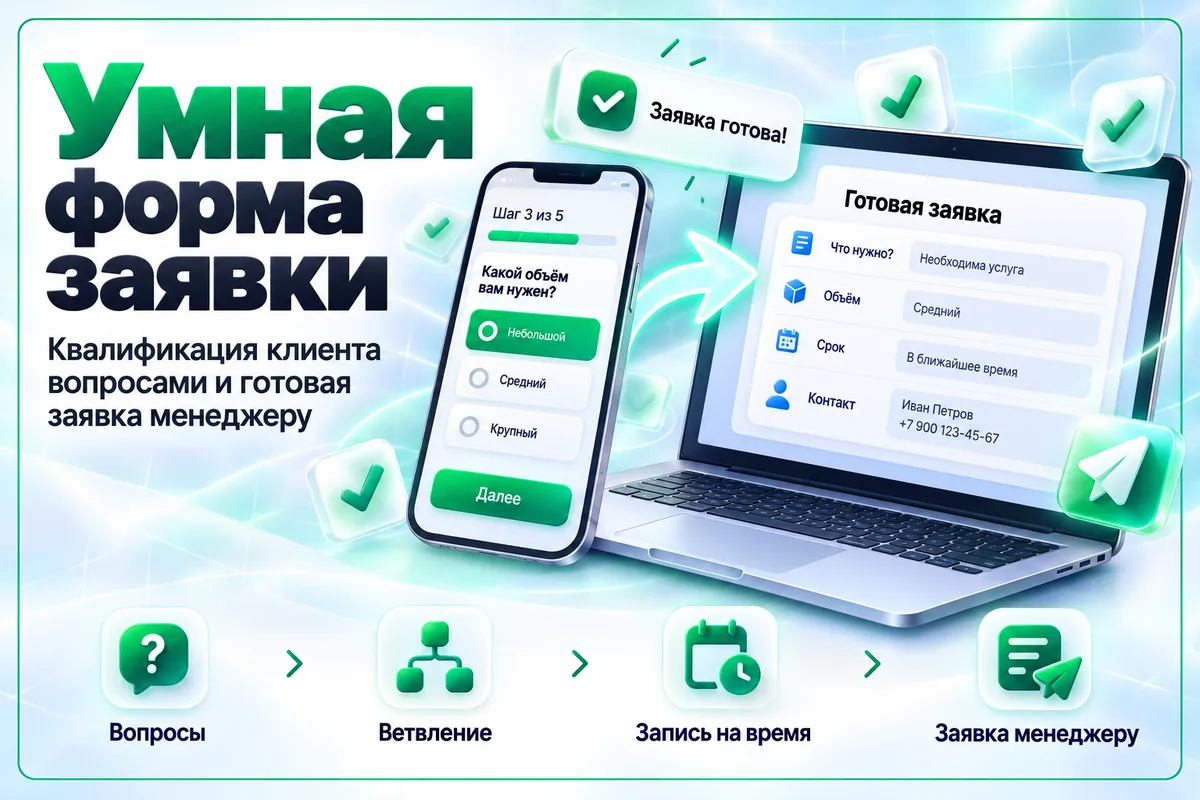 Обложка решения: Умная форма заявки