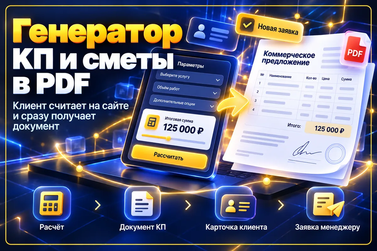 Обложка решения: КП и смета в PDF