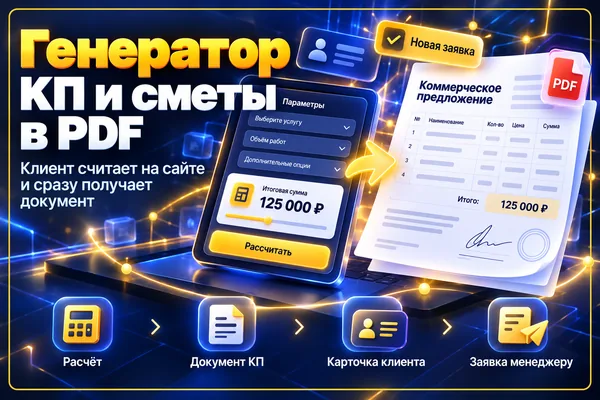 Обложка решения: КП и смета в PDF