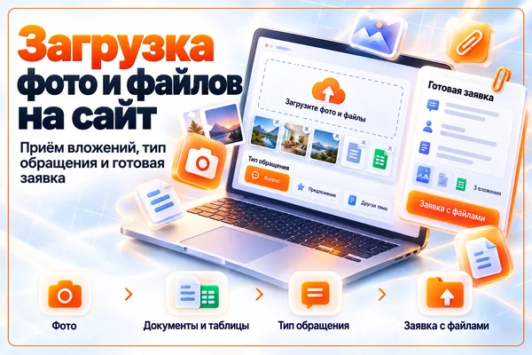 Обложка решения: Форма с фото и файлами